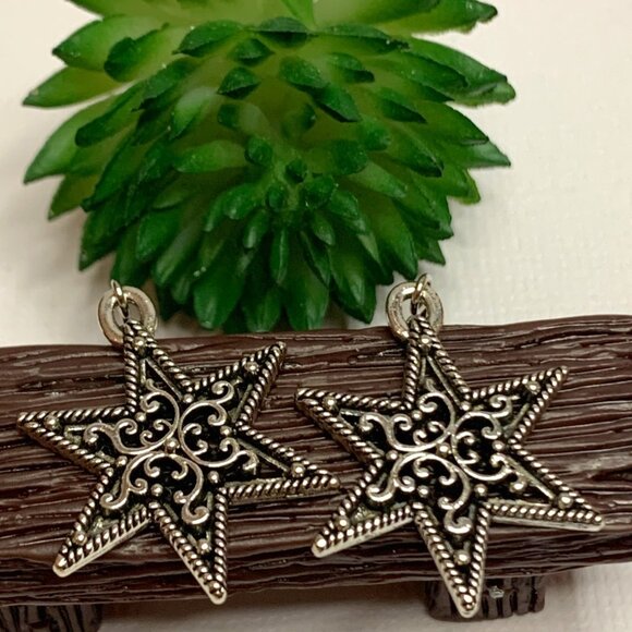 Celtic Earrings, Boho Earring, Star Earring, Gift Idea, Celtic Jewelry, Star - Picture 2 of 6